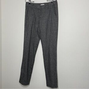 Garnet Hill Gray Wool Blend Pants Office Career